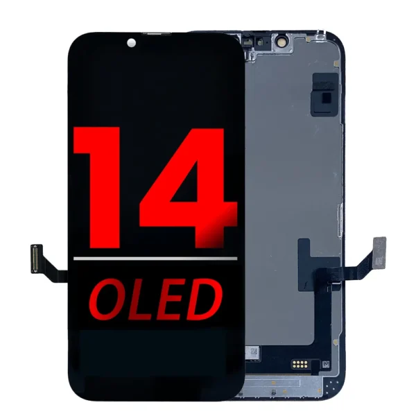 OLED Assembly Compatible For IPhone 14 LCD Screen Display (Aftermarket Plus: Soft)