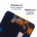 Original LCD Assembly Without Frame Compatible For Realme 5/5pro LCD Screen Display - Image 5