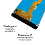 Original LCD Assembly With Steel Plate Compatible For Tecno J8 boom LCD Screen Display - Image 3