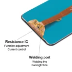 Original LCD Assembly With Steel Plate Compatible For Tecno KC 8 / LCD Screen Display - Image 3