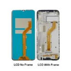 Original LCD Assembly With Steel Plate Compatible For Tecno KC 8 / LCD Screen Display - Image 4