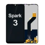 Original LCD Assembly With Steel Plate Compatible For Tecno Spark 3/ LCD Screen Display