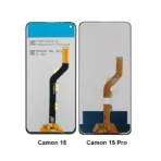 Original LCD Assembly With Steel Plate Compatible For Tecno Camon 15/Camon 16/Camon 17 LCD Screen Display - Image 3