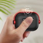 TPU Airpods Cases with Black Key Ring - Image 15